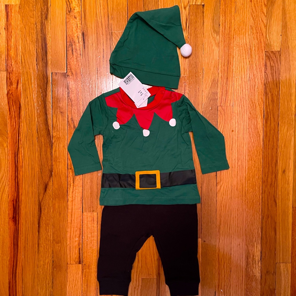 Baby elf outfit, brand new